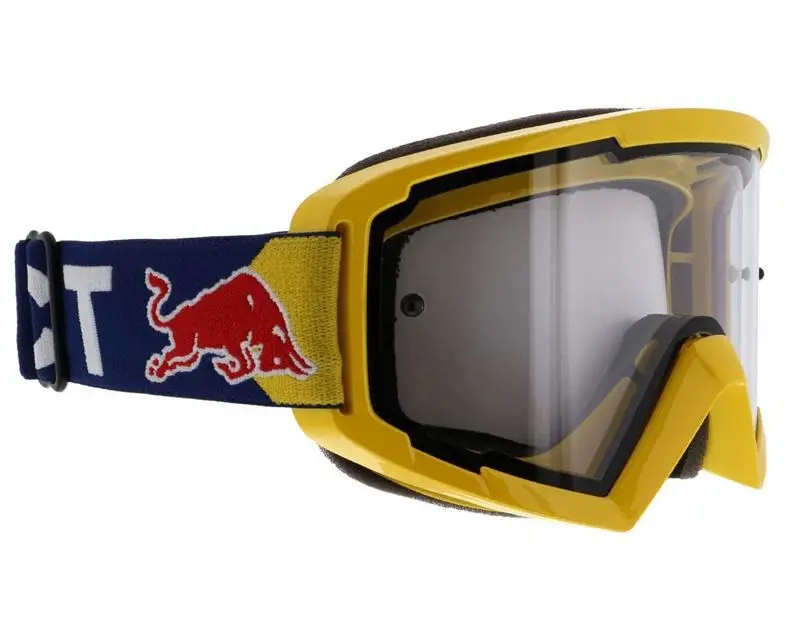 Spect Red Bull Whip MX Goggles Single Lens Geel Helder Gereduceerde Prijs