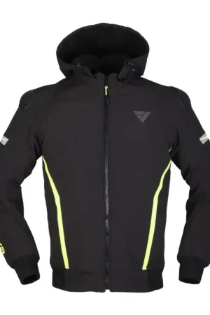 Modeka Clarke Sport Jas Zwart Geel Weekendaanbieding