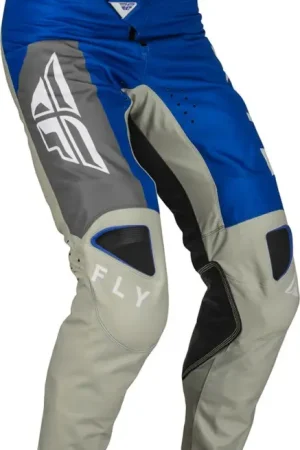Fly Racing Kinetic Jet Blauw Grijs Wit MX Broek Goedkoop