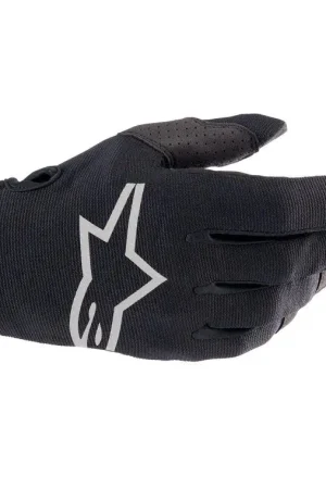Betrouwbaar Alpinestars Radar Zwart Geborsteld Zilver Handschoenen