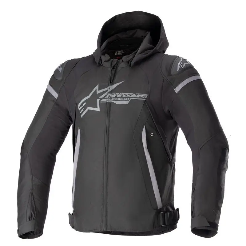 Koop Vandaag Alpinestars Zaca Waterproof Jas Zwart Donker Grijs
