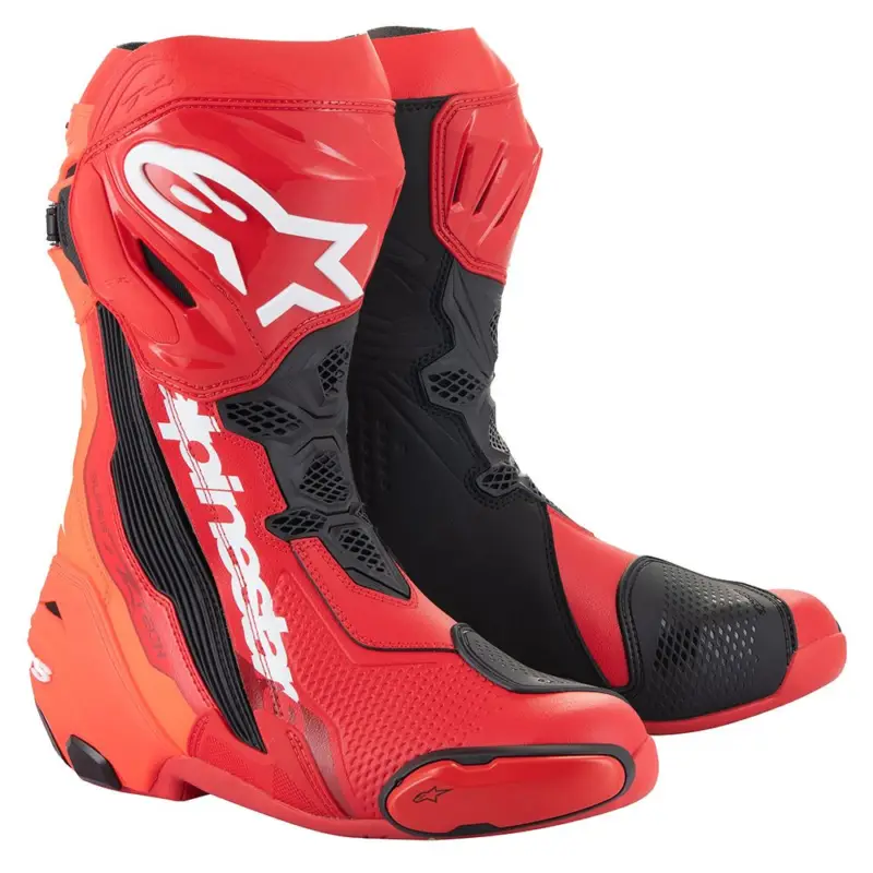 Alpinestars Supertech R Laarzen Helder Rood Fluo Rood Bestel Nu