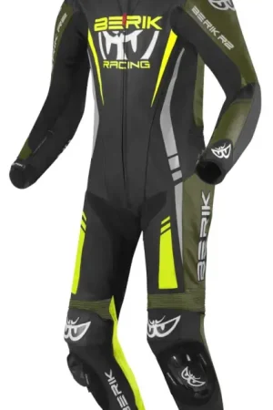 Actieprijs Berik Absolute GP Zwart Fluo Geel Groen 1-Delig Motorpak