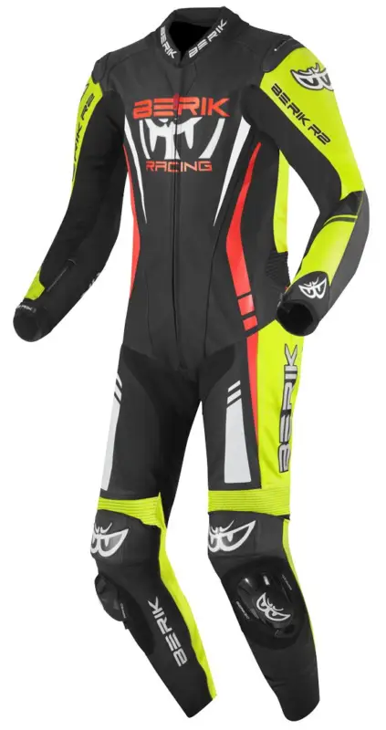 Berik Absolute GP Zwart Rood Geel 1-Delig Motorpak Speciale Aanbieding