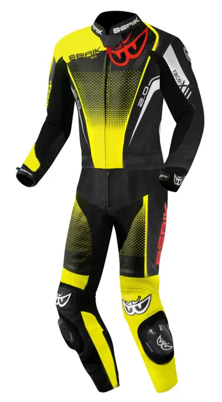 Alleen Vandaag Berik XR-Ace Evo Perforated Zwart Rood Geel 2-Delig Motorpak