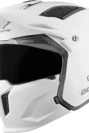 Bestel Nu Bogotto Radic 22.06 Mat Wit Motorhelm