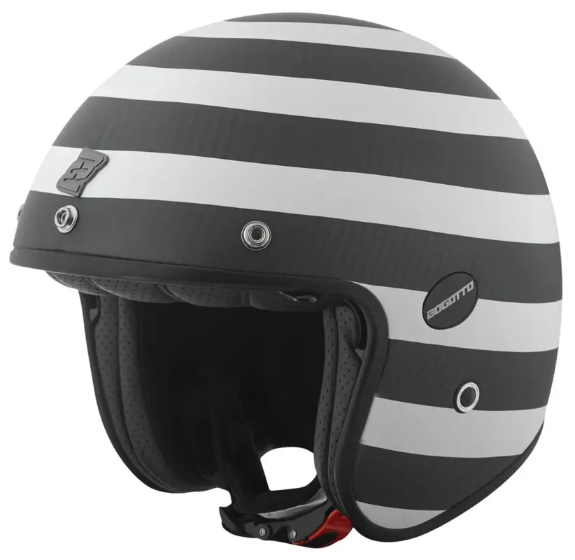 Bogotto V587 Scacchi Carbon Zwart Wit Jethelm Nu Kopen