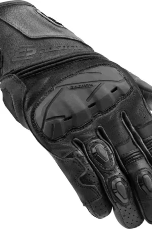 Bogotto Zello Geperforeerde Zwart Handschoenen Superprijs