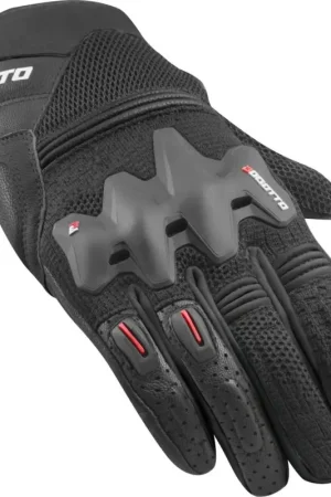 Bogotto Xatran Geperforeerde Zwart Handschoenen Laatste Versie