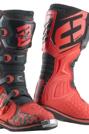 Alleen Vandaag Bogotto MX-3 Camo Rood Zwart Crosslaarzen