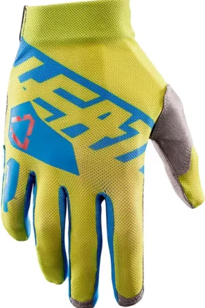 Leatt GPX Moto 2.5 X-Flow Groen Blauw Offroad Handschoenen Exclusieve Aanbieding