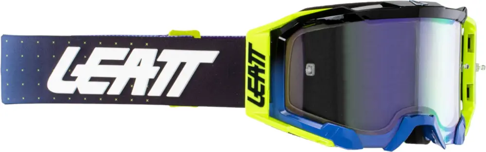 Leatt Velocity 5.5 Iriz 2024 UV Blauw Zwart Crossbril Veilige Betaling