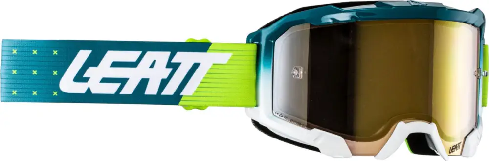 Populair Leatt Velocity 4.5 Iriz Classic 2024 Blauw Geel Crossbril