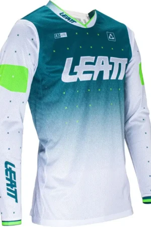 Leatt Moto 4.5 Lite Gradient Wit Groen Motocross Jersey Must-Have