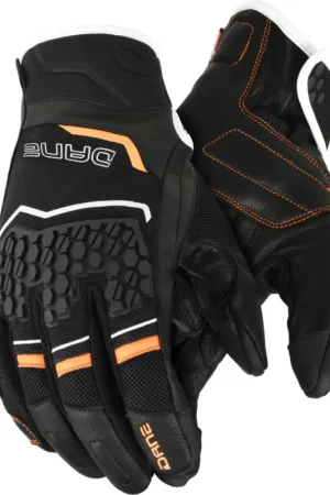 DANE Rorvig Mesh Zwart Oranje Handschoenen Korting