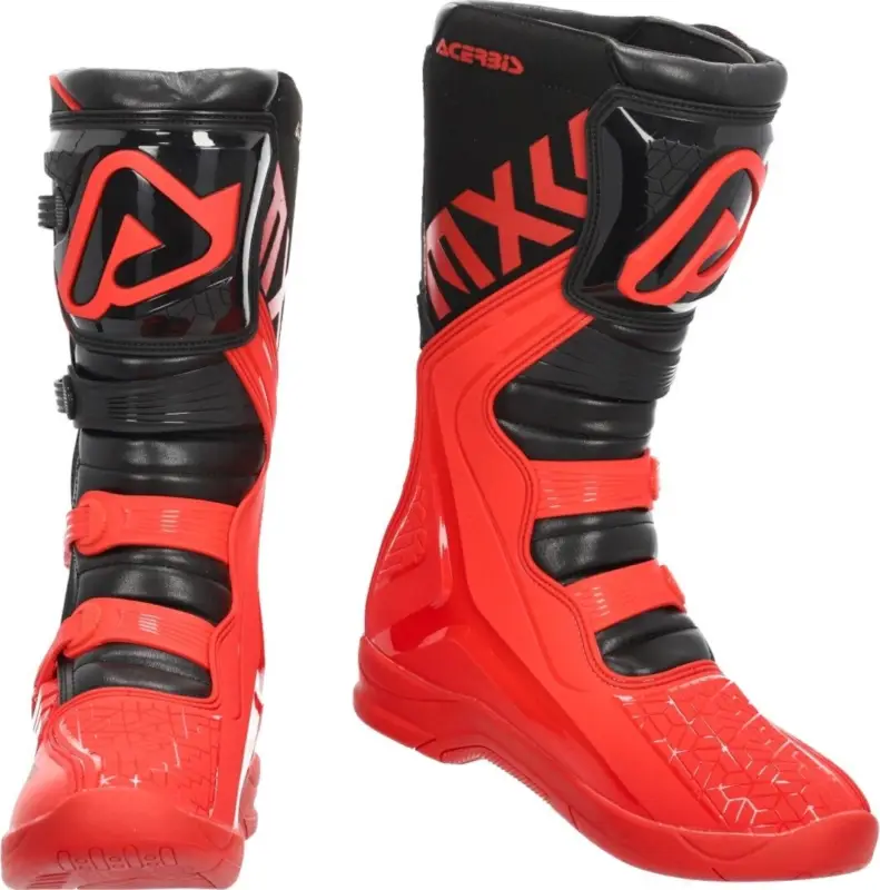 Seizoensaanbieding Acerbis X-Team 2025 Rood Zwarte Crosslaarzen