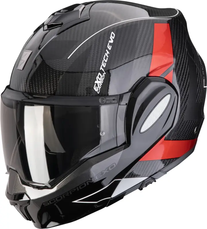 Alleen Vandaag Scorpion EXO-Tech Evo Carbon Cad Opklapbare helm