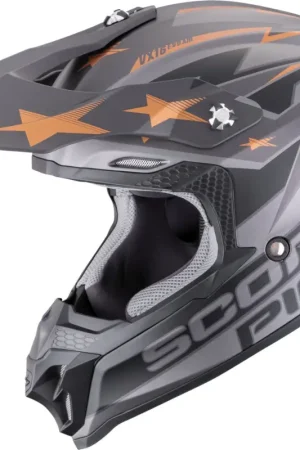 Rechtstreeks Van De Fabrikant Scorpion VX-16 Evo Air Patriot Motorcross helm