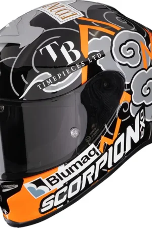 Beperkt Aanbod Scorpion EXO-R1 Evo Air Racing # 1 Replica Aron FIM Integraalhelm
