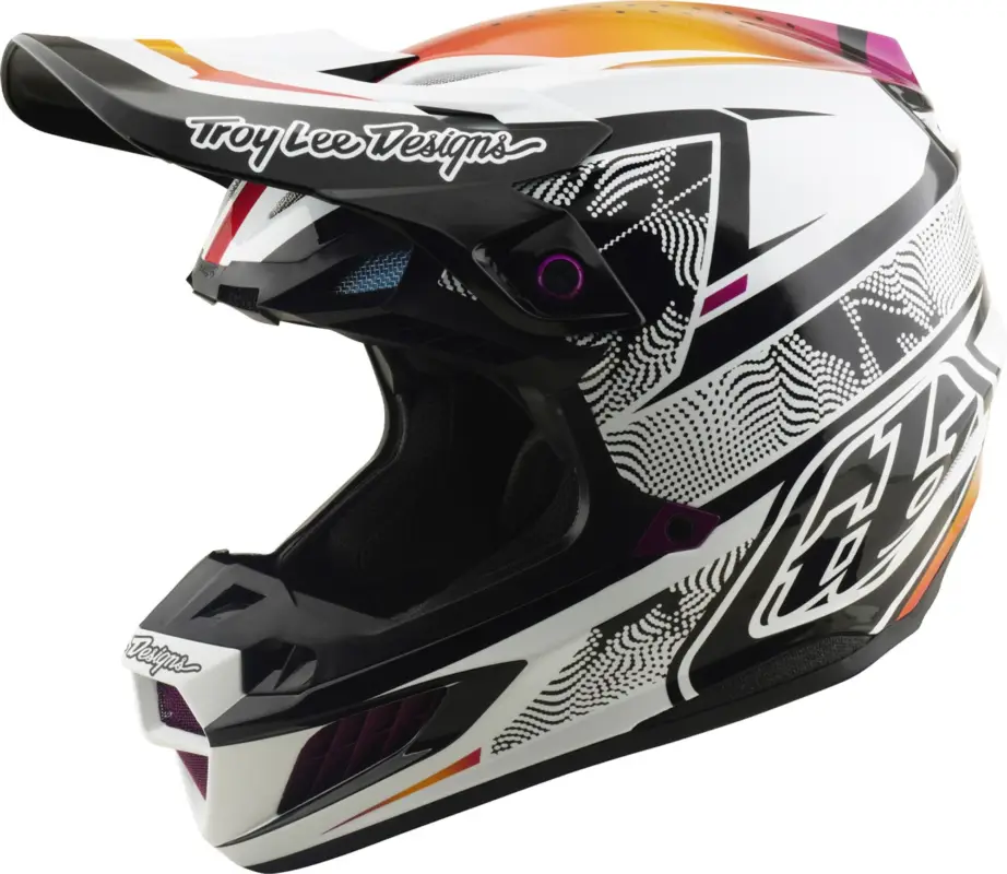 Actieprijs Troy Lee Designs SE5 Composite MIPS Lined Up Motocrosshelm