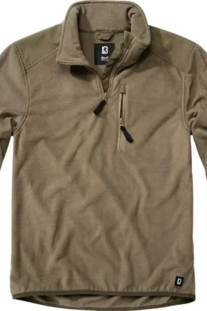 Brandit Fleece Ripstop Trui met halve rits Favoriet