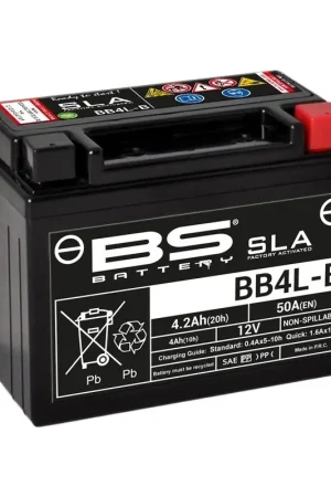 BS Battery In de fabriek geactiveerde onderhoudsvrije SLA-batterij - BB4L-B Korting