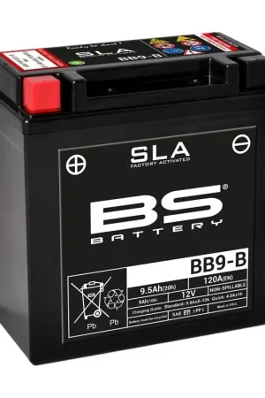 BS Battery Fabriek geactiveerde onderhoudsvrije SLA-batterij - BB9-B Tijdelijk Beschikbaar