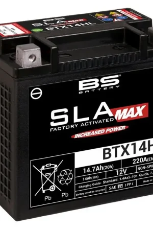 BS Battery In de fabriek geactiveerde onderhoudsvrije Max SLA-batterij - BTX14HL Direct Verzonden