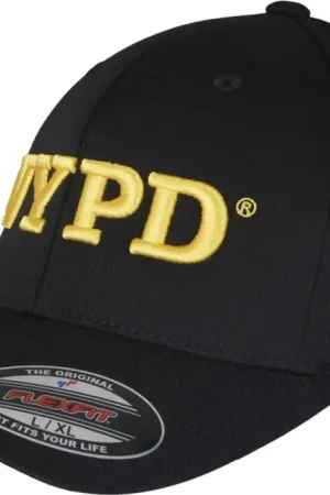 Veilige Betaling Brandit NYPD 3D Logo Flexfit Cap