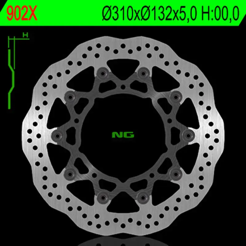Favoriet NG BRAKES Wave Floating Brake Disc