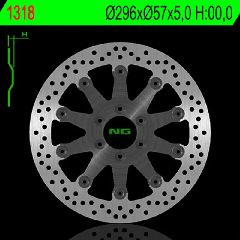 NG BRAKES Round Floating Brake Disc Koop Online