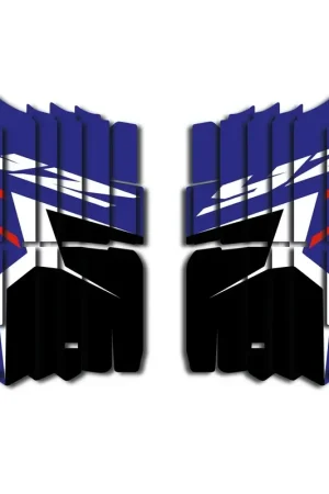 Betaalbaar BLACKBIRD Dream Graphic 4 Radiator Louvers Graphic Kit Yamaha YZF