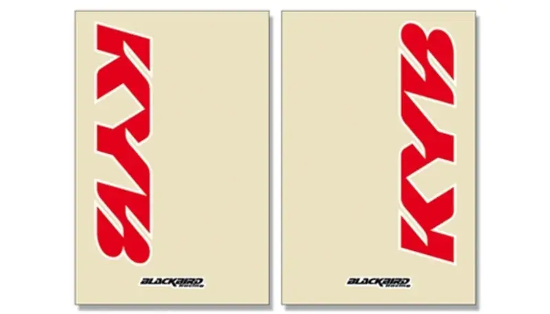 Laatste Kans BLACKBIRD Kayaba Fork Graphic Kit Clear
