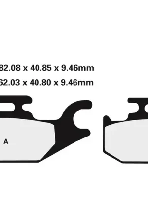 Premium Nissin BRAKE PADS 2P-291NS SINTER METAL
