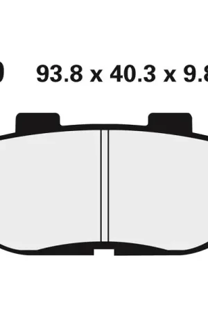 Nissin BRAKE PADS 2P-249ST SINTER METAL Laatste Kans