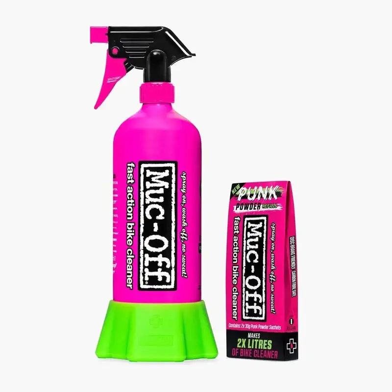 Gereduceerde Prijs MUC-OFF Bottle for Life Bundle - Aluminium Bottle/Punk Powder