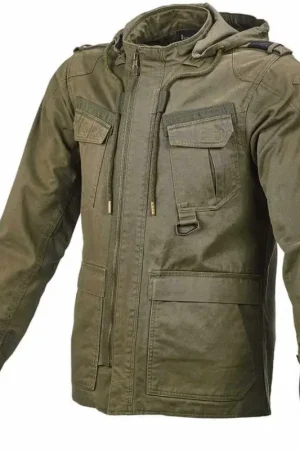 Premium Macna Combat Motorhoodie Green 404