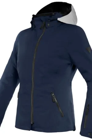 Betaalbaar Dainese Mayfair Lady D-Dry Motorjas Glacier-Gray/Black-Iris/Black-Iris 91D