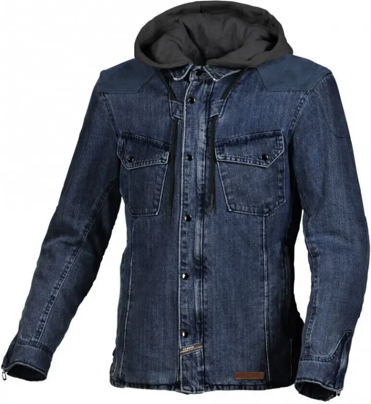 Weekendaanbieding Macna Inland Motorhoodie Blue/Brown 570