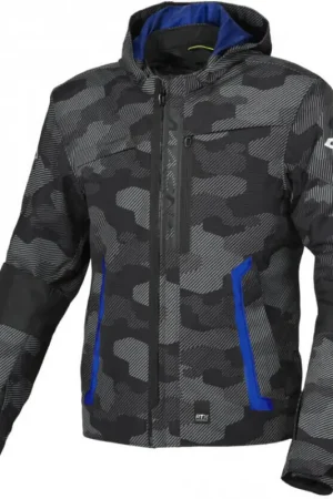 Voordeelprijs Macna Riggor Motorjas Waterproof Black/Blue