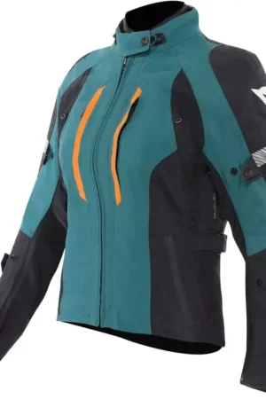 Beste Prijs Dainese Mangen D-Dry Absøluteshell Pro Ladies Motorjas Dark Sea/Black 76N