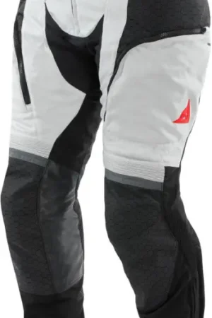 Lage Kosten Dainese Super Adventure D-Dry Absoluteshell Motorbroek Black/Glacier-Grey/Red Y22
