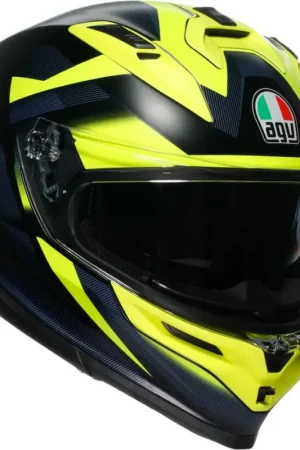 Dagaanbieding AGV K7 Glimpse Matt Black/Yellow Fluo
