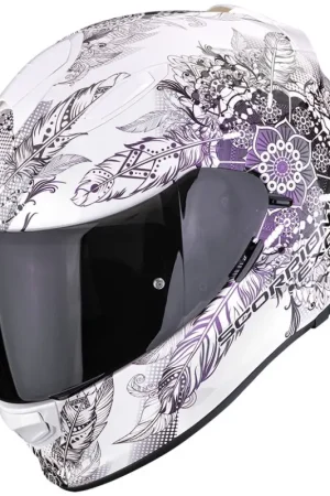 Scorpion EXO-491 Dream White/Chameleon Flitsaanbieding