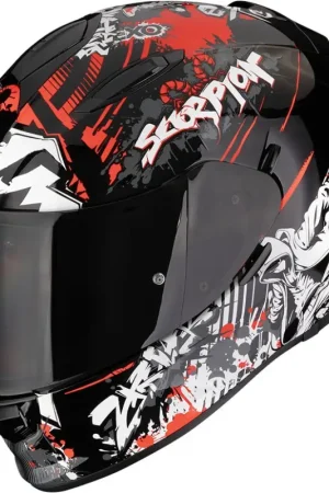 Beste Prijs Scorpion EXO-491 Spector Black/Red