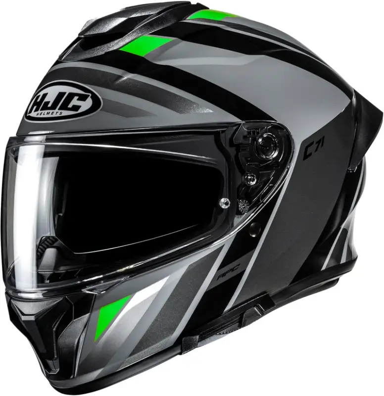 HJC C71 Faber Black/Green 184 Koop Online