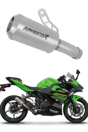 Dominator Uitlaat Kawasaki Ninja 400 2018 - 2024 Dagaanbieding