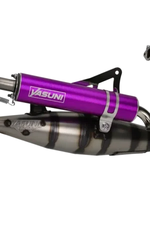 Uitlaat Yasuni C16 paars Minarelli Verticaal Flitsaanbieding