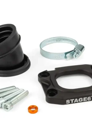 Nieuw Stage6 -inlaatspruitstuk 360° PWK 30-34mm voor AM6 /zwart