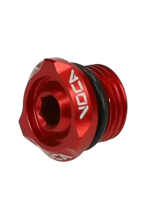 Op = Op Voca Racing -olievulplug EVO CNC V2 rood voor Minarelli AM6